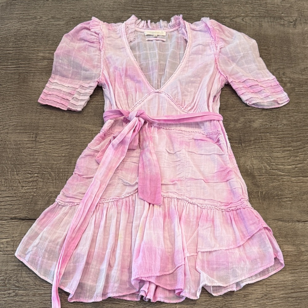 Love Shack Fancy pink dress